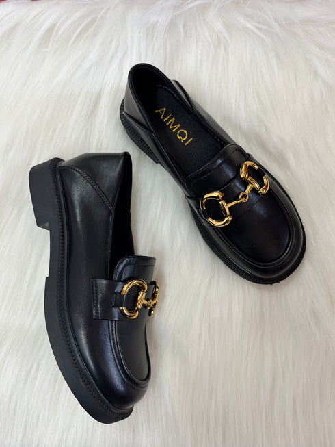 Round Toe Chunky Loafers